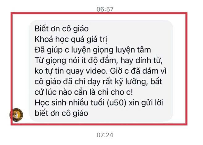 Phản hồi học viên